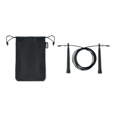 Schnelldrehendes Springseil schwarz | ohne Werbeanbringung | Nicht verfügbar | Nicht verfügbar | Nicht verfügbar