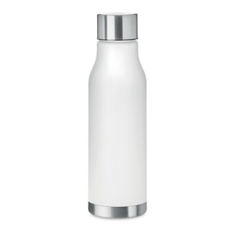 Trinkflasche RPET 600ml transparent weiß | ohne Werbeanbringung | Nicht verfügbar | Nicht verfügbar
