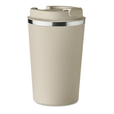 Doppelwandiger Becher 350ml beige | ohne Werbeanbringung | Nicht verfügbar | Nicht verfügbar | Nicht verfügbar