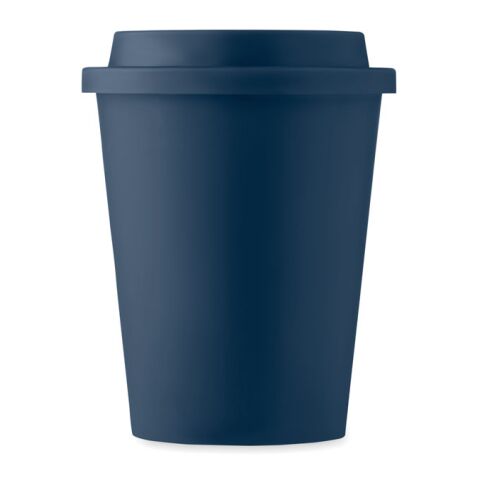 Doppelwandiger Becher PP 300ml marineblau | ohne Werbeanbringung | Nicht verfügbar | Nicht verfügbar