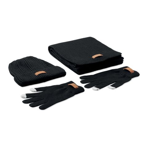 Winter-Accessoires Recycled PET schwarz | ohne Werbeanbringung | Nicht verfügbar | Nicht verfügbar