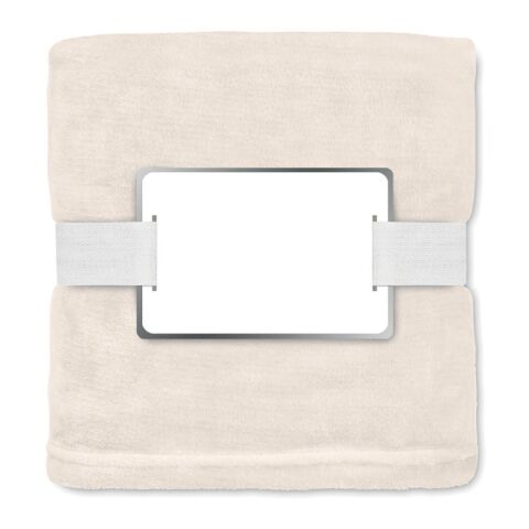 Recycelt PET-Flanell Fleece-Decke 280g/m² beige | ohne Werbeanbringung | Nicht verfügbar | Nicht verfügbar | Nicht verfügbar