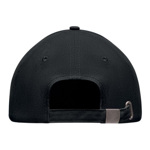 Baseball Kappe 5 Panels aus Baumwolle schwarz | ohne Werbeanbringung | Nicht verfügbar | Nicht verfügbar | Nicht verfügbar