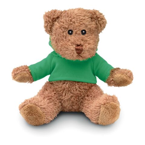 Teddybär mit Hoody&nbsp; grün | ohne Werbeanbringung | Nicht verfügbar | Nicht verfügbar | Nicht verfügbar