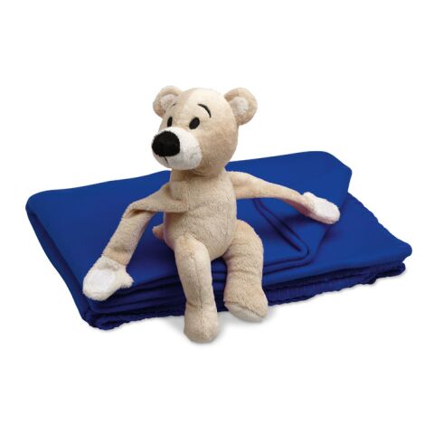 Kinder-Fleece-Decke blau