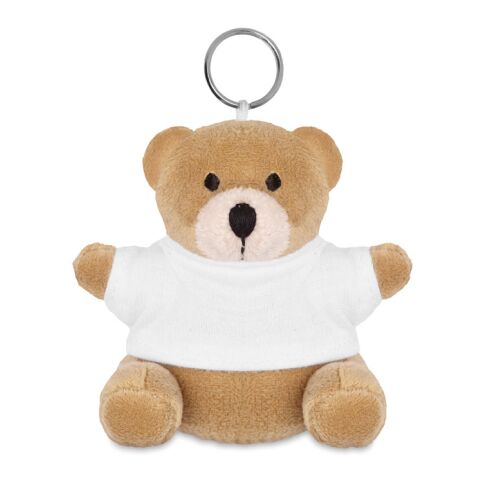 Schlüsselanhänger Teddy Nil mit Schlüsselring weiß | ohne Werbeanbringung | Nicht verfügbar | Nicht verfügbar | Nicht verfügbar