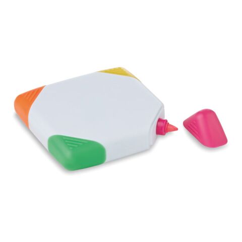 4-Farb-Textmarker weiß | ohne Werbeanbringung | Nicht verfügbar | Nicht verfügbar