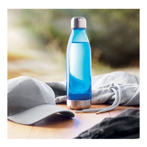 Trinkflasche MILK 600 ml transparent blau | ohne Werbeanbringung | Nicht verfügbar | Nicht verfügbar | Nicht verfügbar