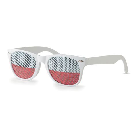 Fan Sonnenbrille transparent weiß | ohne Werbeanbringung | Nicht verfügbar | Nicht verfügbar | Nicht verfügbar