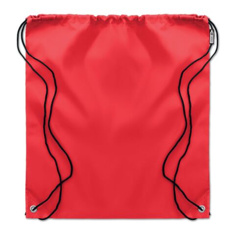 Beutel mit Kordelzug 190T RPET rot | ohne Werbeanbringung | Nicht verfügbar | Nicht verfügbar | Nicht verfügbar