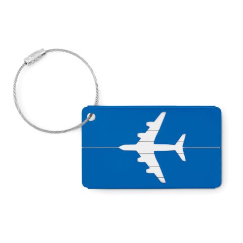 Kofferanhänger aus Aluminium königsblau | ohne Werbeanbringung | Nicht verfügbar | Nicht verfügbar | Nicht verfügbar