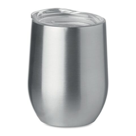 Doppelwandiger Trinkbecher 350 ml mattsilber | ohne Werbeanbringung | Nicht verfügbar | Nicht verfügbar | Nicht verfügbar