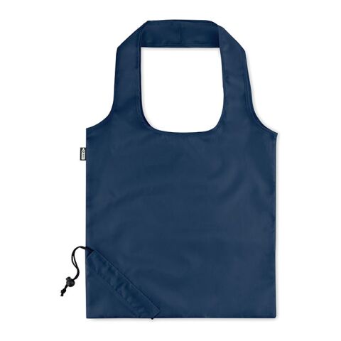 Faltbare Einkaufstasche RPET marineblau | ohne Werbeanbringung | Nicht verfügbar | Nicht verfügbar | Nicht verfügbar