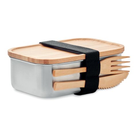 Lunchbox &#039;Savanna&#039; Edelstahl 600ml holzfarben | ohne Werbeanbringung | Nicht verfügbar | Nicht verfügbar | Nicht verfügbar