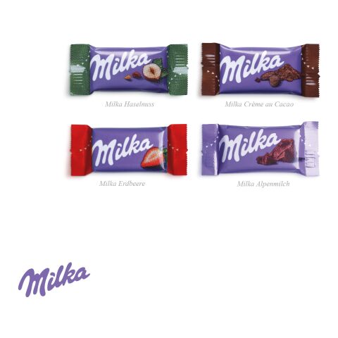 Milka Schokotäfelchen in Präsentbox bunt