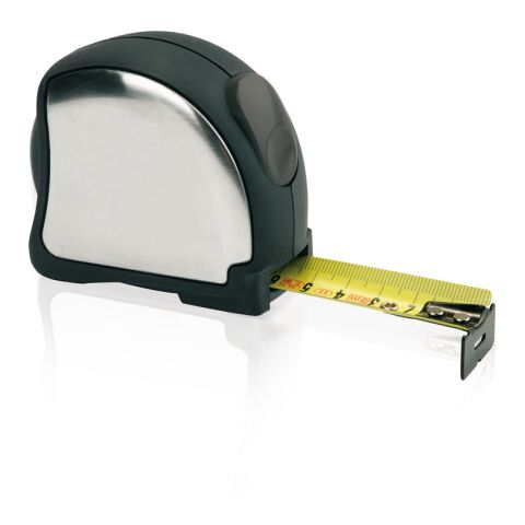 5m/25mm Edelstahl Maßband silber-schwarz | ohne Werbeanbringung | Nicht verfügbar | Nicht verfügbar | Nicht verfügbar