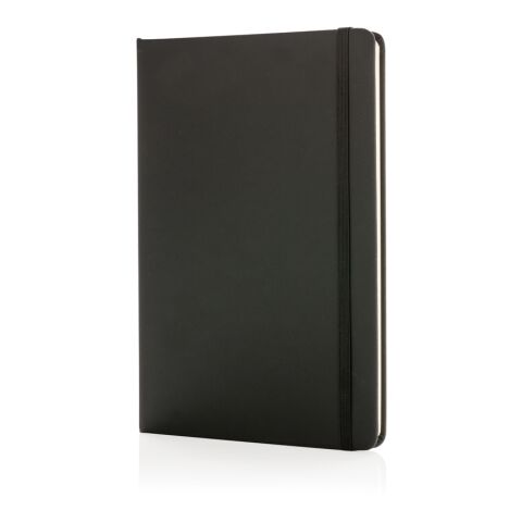 Standard A5 Notizbuch mit PU-Hardcover schwarz | ohne Werbeanbringung | Nicht verfügbar | Nicht verfügbar