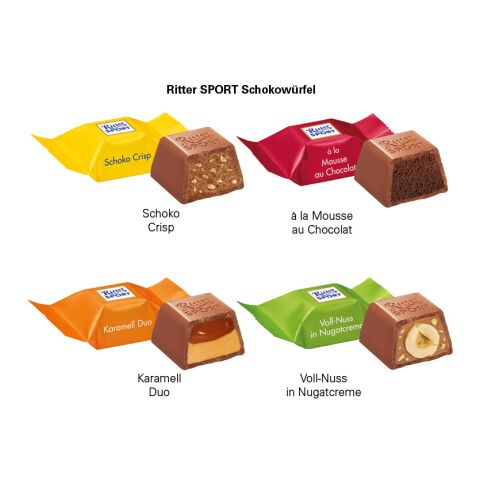 Kleines Präsent Ritter SPORT ohne Werbeanbringung | Schoko Crisp