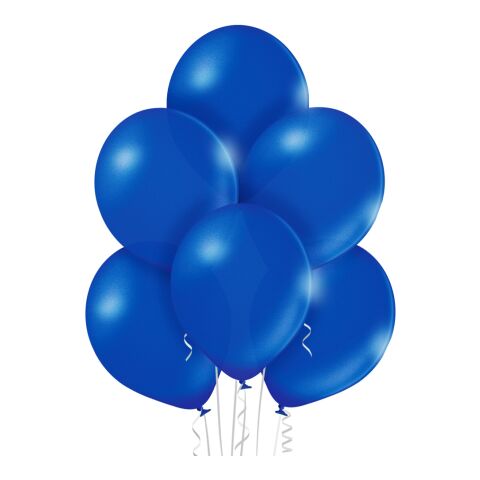 Metallicfarbener Luftballon königsblau | 100/110 cm | ohne Werbeanbringung | ohne Werbeanbringung