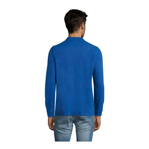 PERFECT MEN LSL POLO 180g königsblau | S | ohne Werbeanbringung | Nicht verfügbar | Nicht verfügbar | Nicht verfügbar