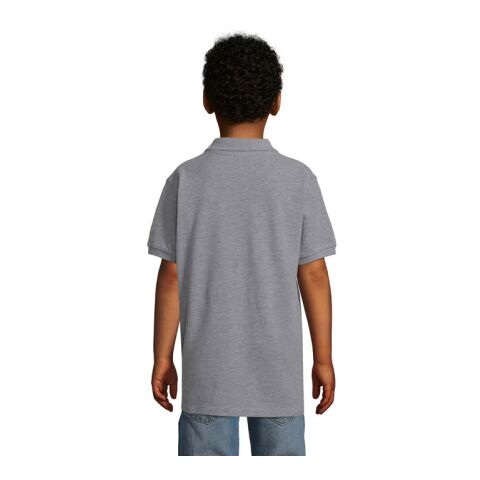 PERFECT KINDER POLO 180g grau melange 2 | L | ohne Werbeanbringung | Nicht verfügbar | Nicht verfügbar | Nicht verfügbar