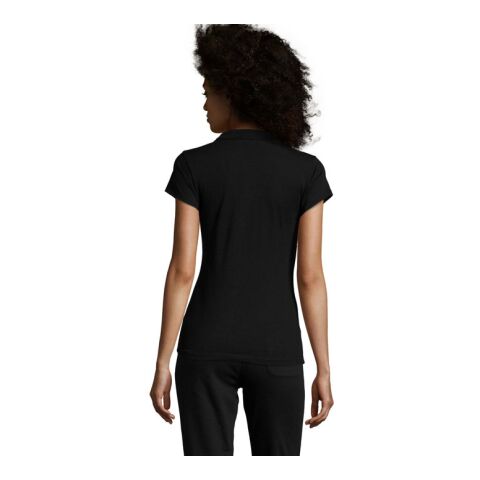Prescott Damen-Poloshirt 170 tiefschwarz | M
