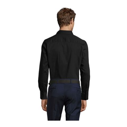 BRIGHTON STRETCH MEN SHIRT schwarz | 4XL | ohne Werbeanbringung | Nicht verfügbar | Nicht verfügbar | Nicht verfügbar