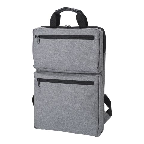 Polycanvas (300D) backpack Seth Grau | ohne Werbeanbringung | Nicht verfügbar | Nicht verfügbar