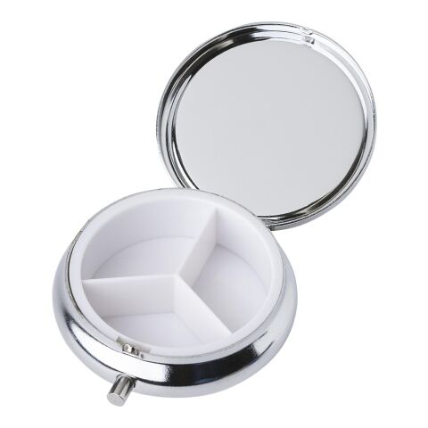 Tablettenbox aus Eisen Zara Silber | ohne Werbeanbringung | Nicht verfügbar | Nicht verfügbar