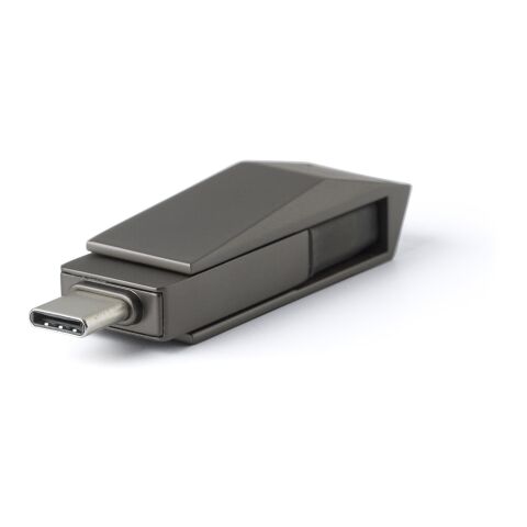 USB-Stick aus verzinkter Oberfläche Dorian Silber | ohne Werbeanbringung | Nicht verfügbar | Nicht verfügbar