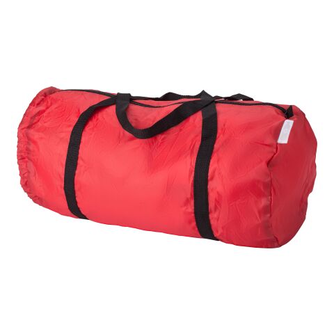 rPET 210D faltbarer Seesack José Rot | ohne Werbeanbringung | Nicht verfügbar | Nicht verfügbar