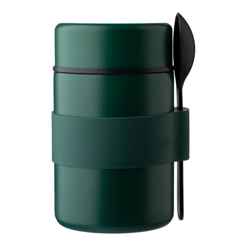 Doppelwandige Lunchbox Niko aus Edelstahl Grün | ohne Werbeanbringung | Nicht verfügbar | Nicht verfügbar