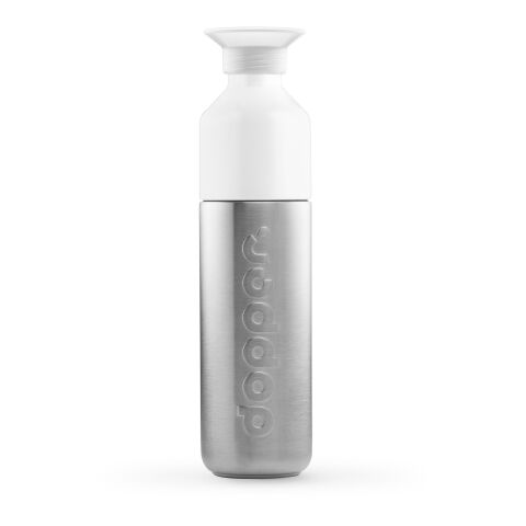 Dopper Steel 490 ml silber/weiß | ohne Werbeanbringung | Nicht verfügbar | Nicht verfügbar