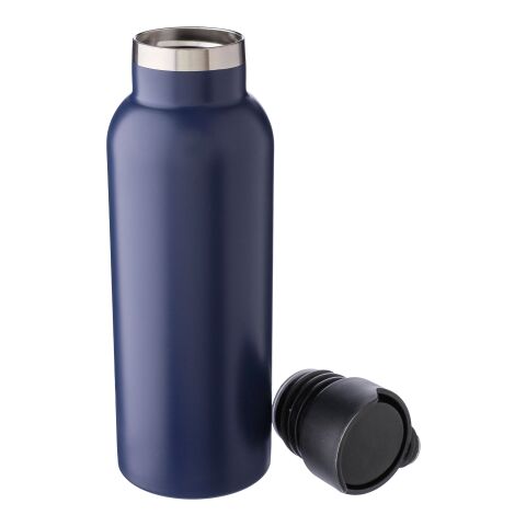Doppelwandige Edelstahl-Trinkflasche 500 ml Elaine Blau