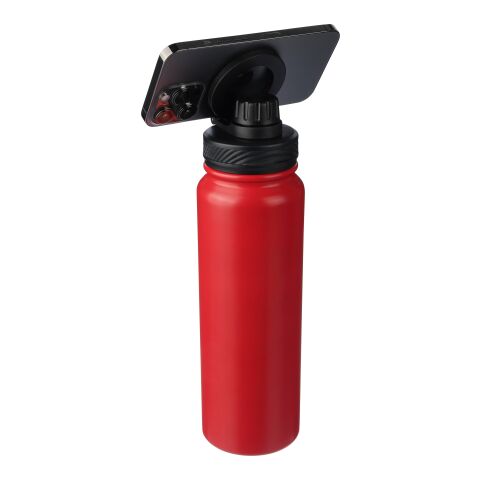 Doppelwandige Flasche aus Edelstahl (800 ml) Zinnia Rot | ohne Werbeanbringung | Nicht verfügbar | Nicht verfügbar