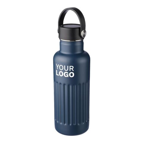 Recycelte doppelwandige Trinkflasche aus Edelstahl (500 ml), Lior Grau
