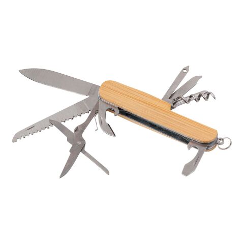 Bambus-Taschenmesser hellbraun | ohne Werbeanbringung | Nicht verfügbar | Nicht verfügbar