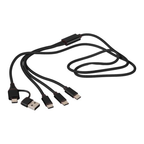 Ladekabel Hexa | 6-in-1 Schwarz