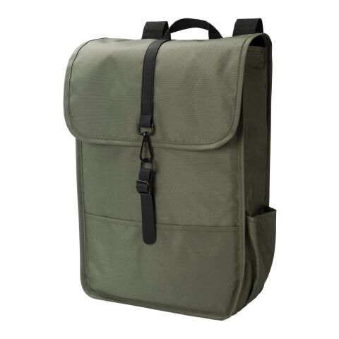 RPET Polyester (300D) Rucksack mit Lasche Lyric Blau