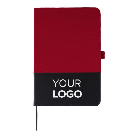 rPET-Polyester-Notizbuch A5 Yuna Rot