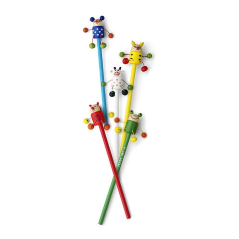 Bleistift &#039;Animal&#039; mit Tierfiguren bunt | ohne Werbeanbringung | Nicht verfügbar | Nicht verfügbar