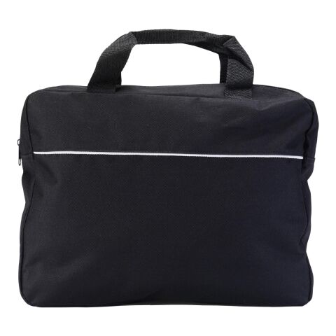 Dokumententasche Nassau 600D Polyester Schwarz | ohne Werbeanbringung | Nicht verfügbar | Nicht verfügbar