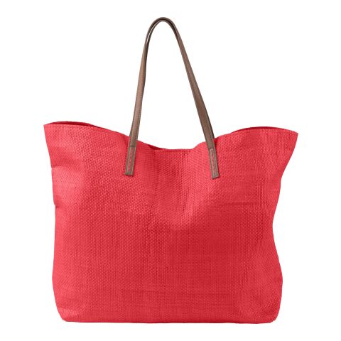 Strandtasche &#039;Calm&#039; aus Papier limone | ohne Werbeanbringung