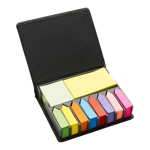 Haftnotizen 'Universal' in PU Etui Schwarz | ohne Werbeanbringung | Nicht verfügbar | Nicht verfügbar