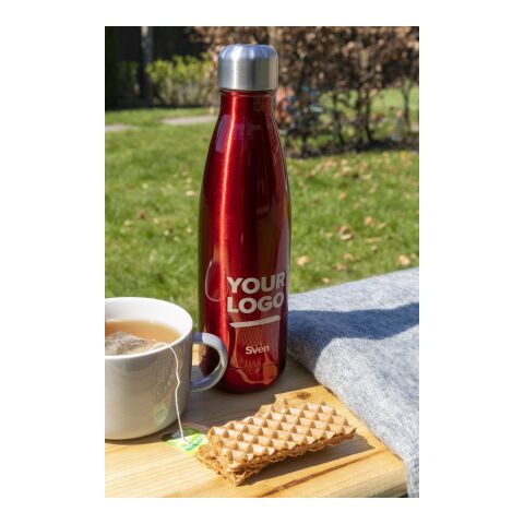 Doppelwandige Trinkflasche Bali 500ml aus Edelstahl Orange | ohne Werbeanbringung | Nicht verfügbar | Nicht verfügbar