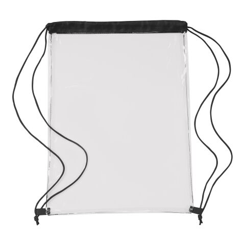 Schuh-/Rucksack (Turnbeutel) aus PVC Kiki Schwarz | ohne Werbeanbringung | Nicht verfügbar | Nicht verfügbar