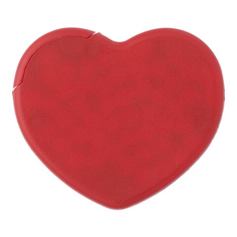 Pfefferminzbonbons &#039;Heart&#039; aus Kunststoff Rot | ohne Werbeanbringung | Nicht verfügbar | Nicht verfügbar