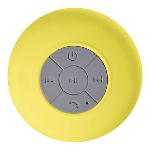 BT/Wireless-Lautsprecher 'Shower' aus Kunststoff Gelb