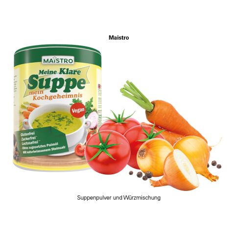 Werbekarte Midi Maistro Suppe ohne Werbeanbringung