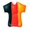 Aufblasbares Fan-Shirt "Deutschland" Deutschland-Farben | 1-farbiger Tampondruck | obere Segmente mittig gelbes Segment | Ø 80 mm